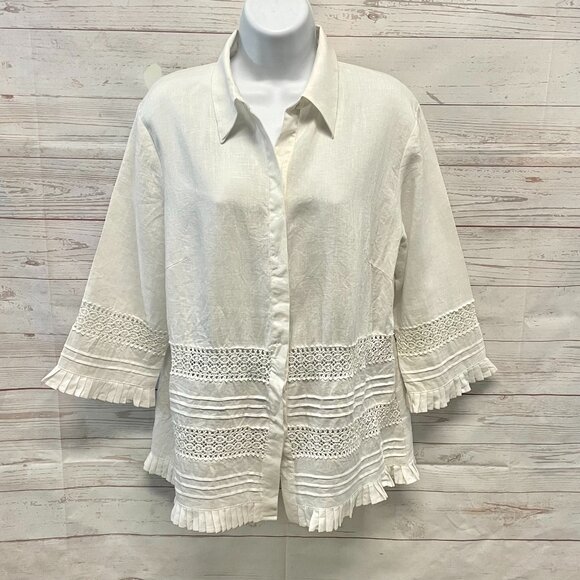 Richard Malcolm Irish Linen Blouse - Picture 1 of 5